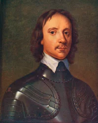 Oliver Cromwell, 1599-1658, engelsk militärledare och politiker, 1906