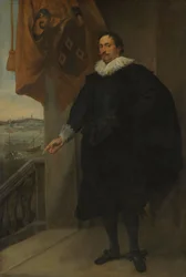Porträtt av Adriaan van der Borcht