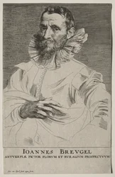 Porträtt av Jan Brueghel.