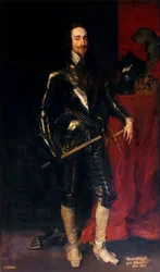 Porträtt av kung Charles I av England, Skottland och Irland 1600-1649, 1638.