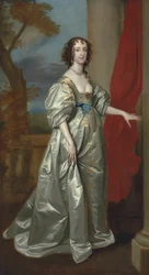 Porträtt av Margaret Smith, fru Thomas Carey, senare lady Edward Herbert (1606-1678)