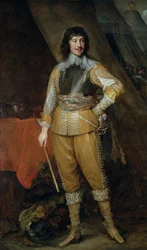 Porträtt av Mountjoy Blount, earl av Newport (ca 1597-1666), ca 1637-8