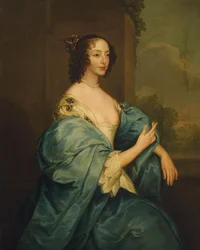 Porträtt av drottning Henrietta Maria