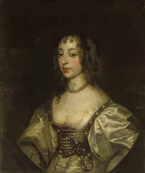 Porträtt av drottning Henrietta Maria