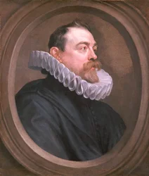Porträtt av en man, bystlängd, c1620-1640.