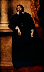 Porträtt av Abbe Scaglia, 1634