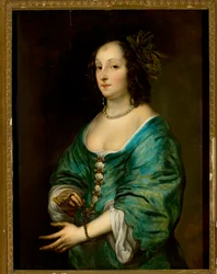 Porträtt av Mary Ruthven, konstnärens hustru