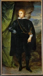 Prins Karl Ludwig av Pfalz, son till "vinterkungen" Friedrich V (olja på duk)
