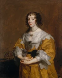 Drottning Henrietta Maria, 1636.