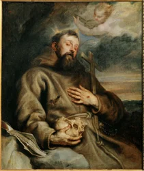 Sankt Franciskus av Assisi (målning på duk)