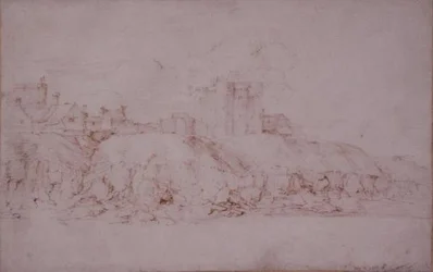 Ypres Tower, Rye, sett från söder (penna och bläck på papper)