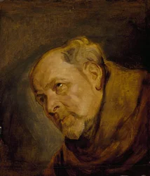 Chef för en munk (Jan Malderus, biskop av Antwerpen, som Saint Bonaventura)