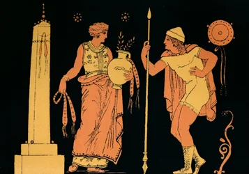 "Electra och Orestes", 1880