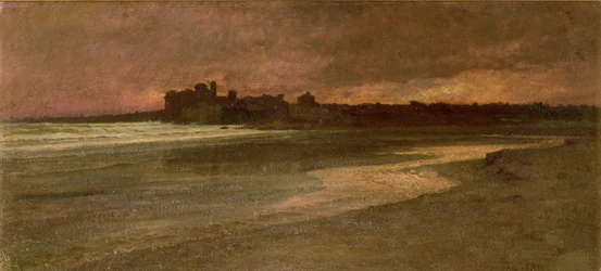 Nettuno, Kväll på stranden