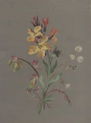 Blommönster, ca. 1820.
