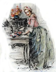 Porträtt av Charlotte