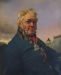 Baron Rene Nicolas Dufriche-Desgenettes (1762-1837) 1822 (olja på duk)