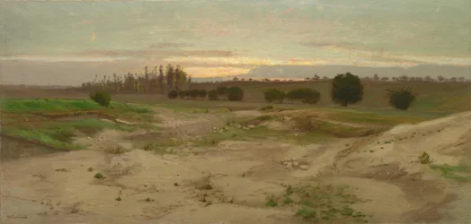 The Merl Pit at Mulcent: Evening