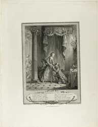Händelsen på balen, från Monument du Costume Physique et Moral de la fin du Dix-huitième siècle