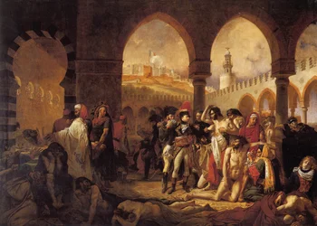 Bonaparte besöker Pesthouse i Jaffa