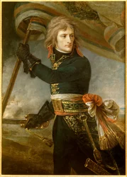 Napoleon Bonaparte vid bron i Arcole, 17 november