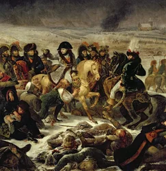 Napoleon kwenye uwanja wa vita wa Eylau, Februari 9, 1807, 1808 (maelezo ya 18910)