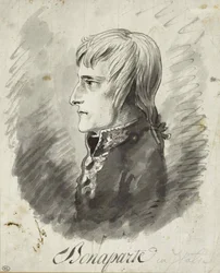 Napoleon Bonaparte, chef för Italiens armé, ca 1797.