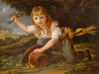 Porträtt av Paulin des Hours Farel, 1793