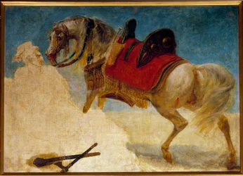 Studie av hästsele Målning av Antoine Jean Gros (1771-1835) 1800-talet sön. 0,97x1,3 m
