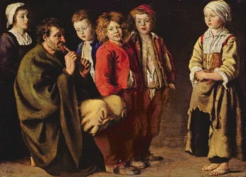 The Village Piper, 1642 (olja på koppar)