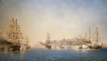 Prinspresidentens (Napoleon III) ankomst på Rade de Toulon, 27 september 1852