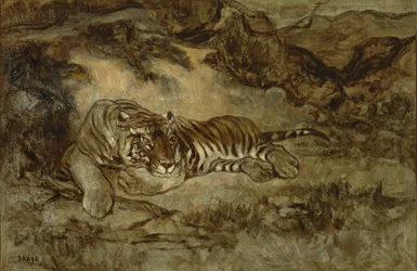 Tiger i vila, ca 1850-70