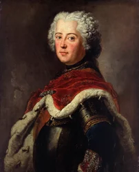 Porträtt av Fredrik II av Preussen 17121786 som kronprins, 1739