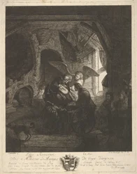 Tobias återvänder synen till sin far, 1755.