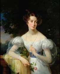 Picha ya Hortense Ballu, Bibi wa baadaye Alphonse Jacob-Desmalter, c.1832-37 swed