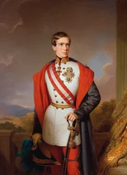 Porträtt av kejsar Frans Josef I av Österrike, 1849