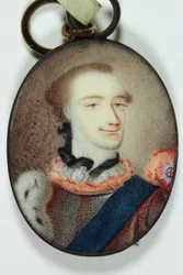 Adolf Fredrik IV hertig av Mecklenburg-Strelitz (emalj)