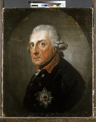FRIEDRICH II av Preussen "Den store" Kung av Preussen.(1712-1786).