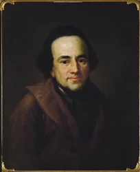 Moses Mendelssohn, tysk filosof (olja på duk)