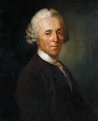Porträtt av Christian Fürchtegott Gellert 1715-1769, ca 1769.