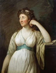 Porträtt av Elisa von der Recke 1754-1833, 1795-1796.