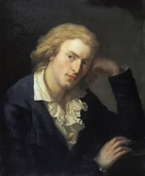 Porträtt av Friedrich von Schiller 1759-1805