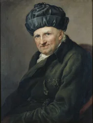 Prosten Johann Joachim Spalding i morgonrock