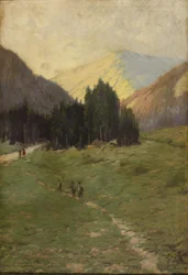 Slovenien: Bergslandskap