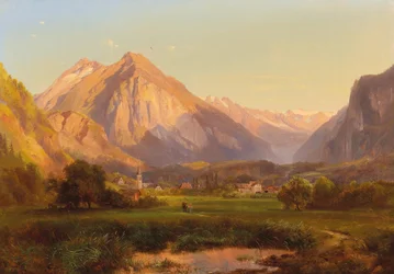 Alpint landskap