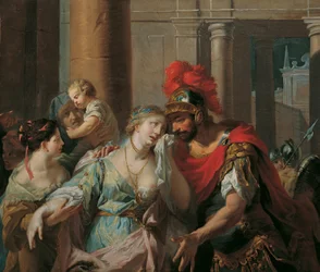 Hektors farväl till Andromache (olja på duk)