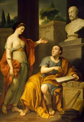 Allegoriskt porträtt av James Caulfield, Lord Charlemont, av Anton Raphael Mengs