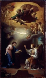 Annunciation, c.1767 (olja på duk)