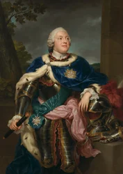 Porträtt av Friedrich Christian, prins av Sachsen