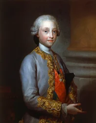 Porträtt av Infante Gabriel av Spanien (Portici